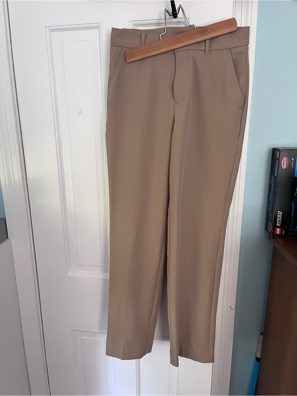 Tommy Hilfiger Boy’s Dress Pants in Khaki Tan